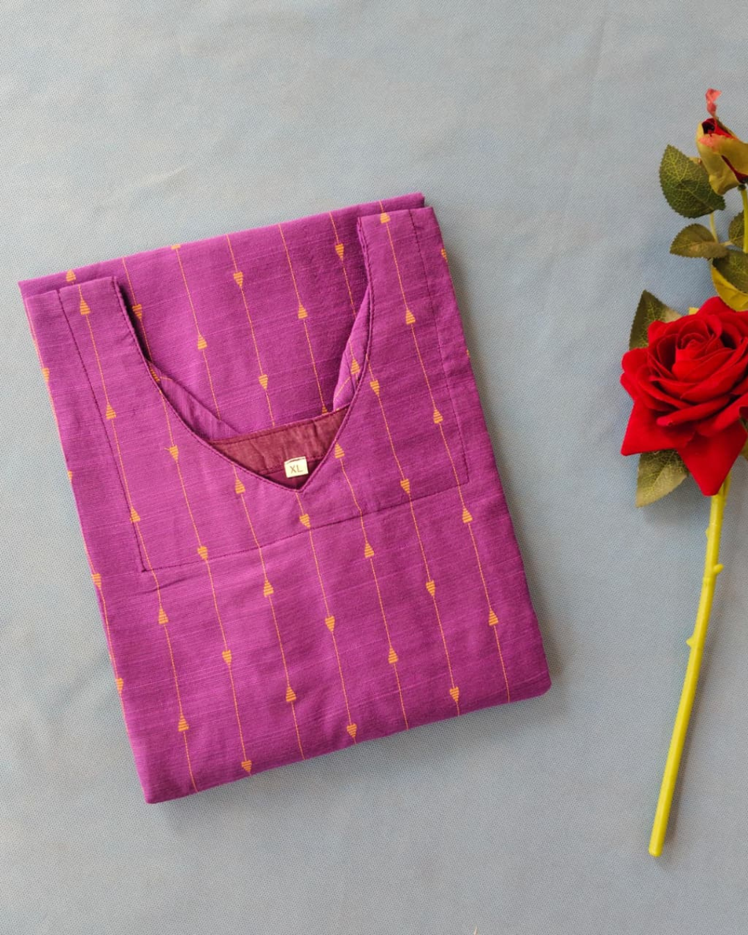 Raw Silk Kurthi