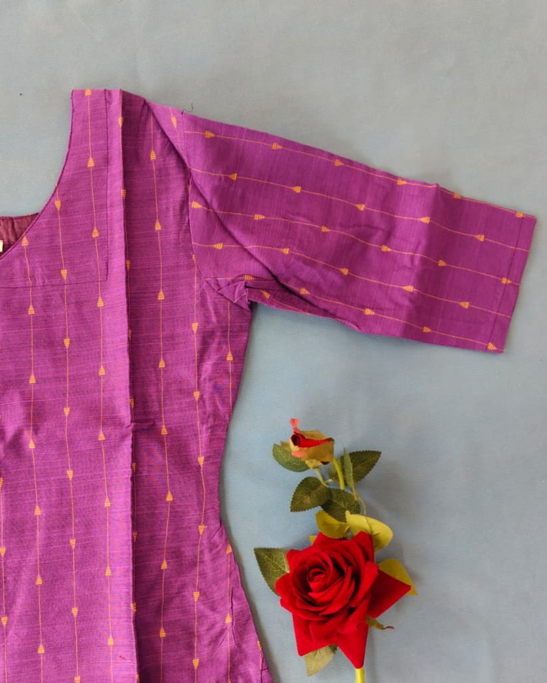 Raw Silk Kurthi