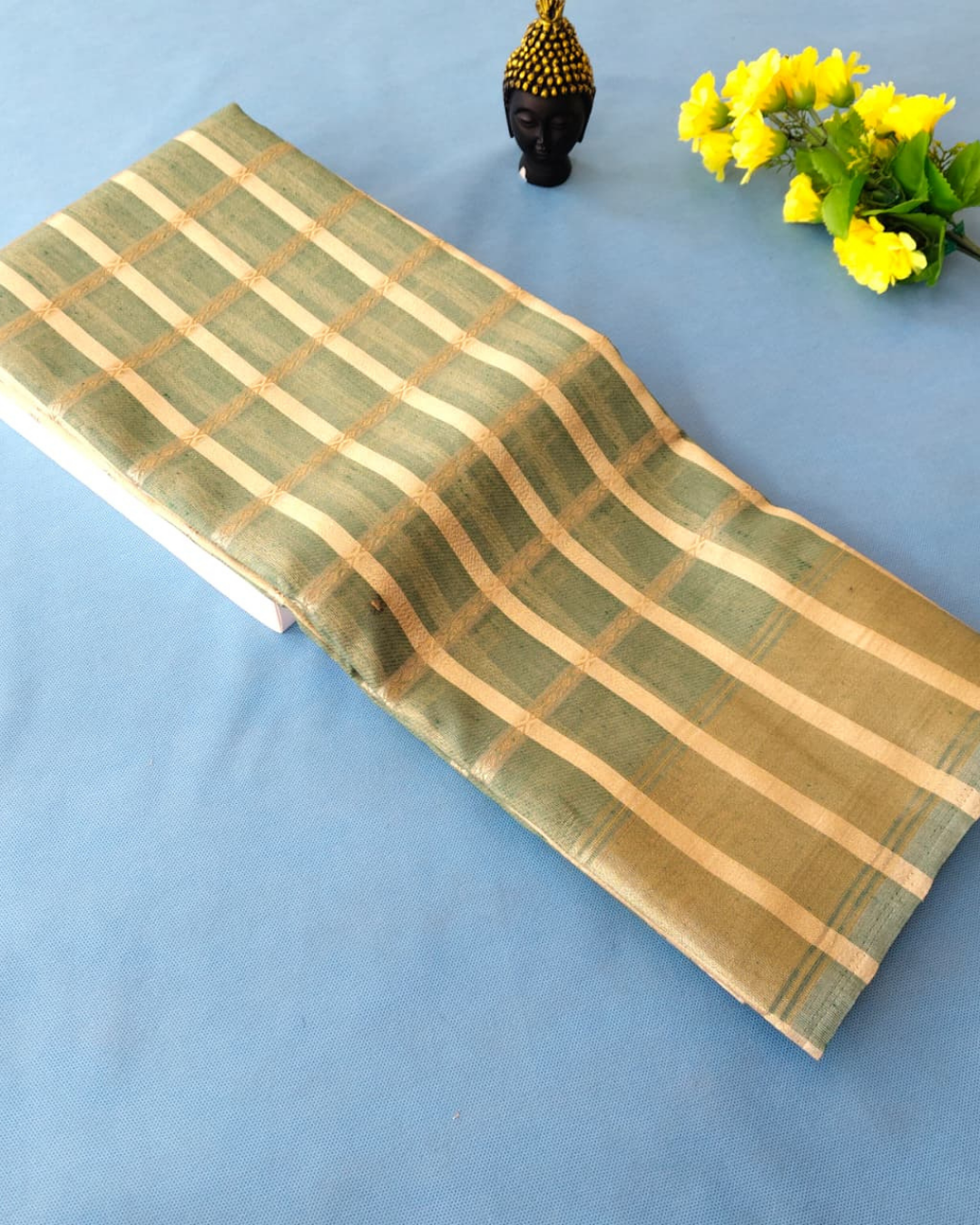 Checked Saree