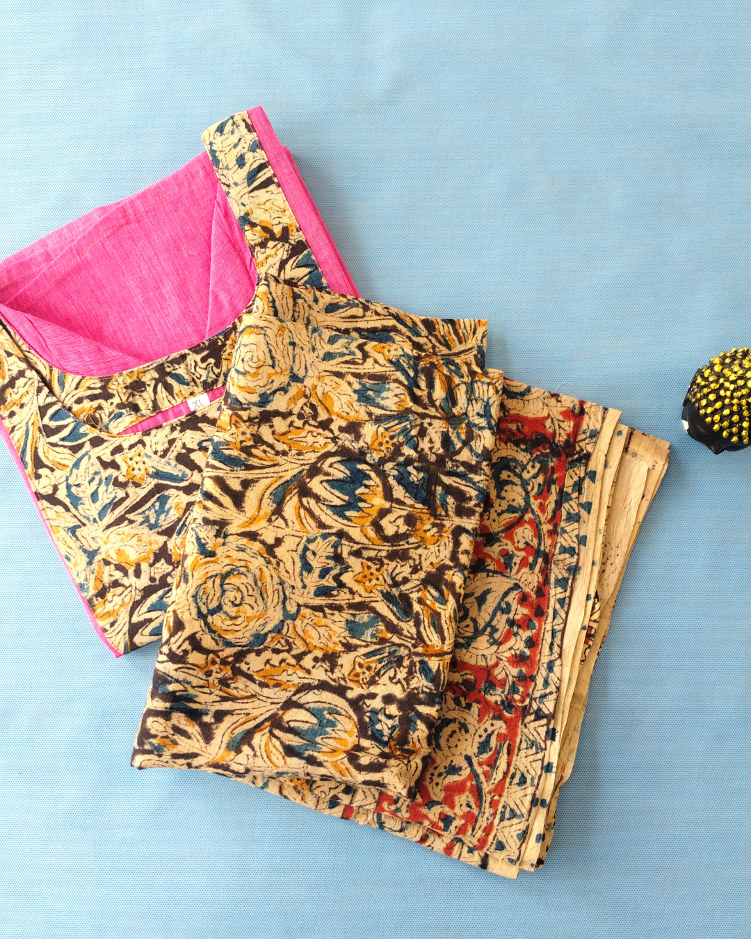 Kalmkari Kurta Set