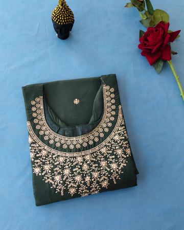 Chanderi Three Piece Kurta Set