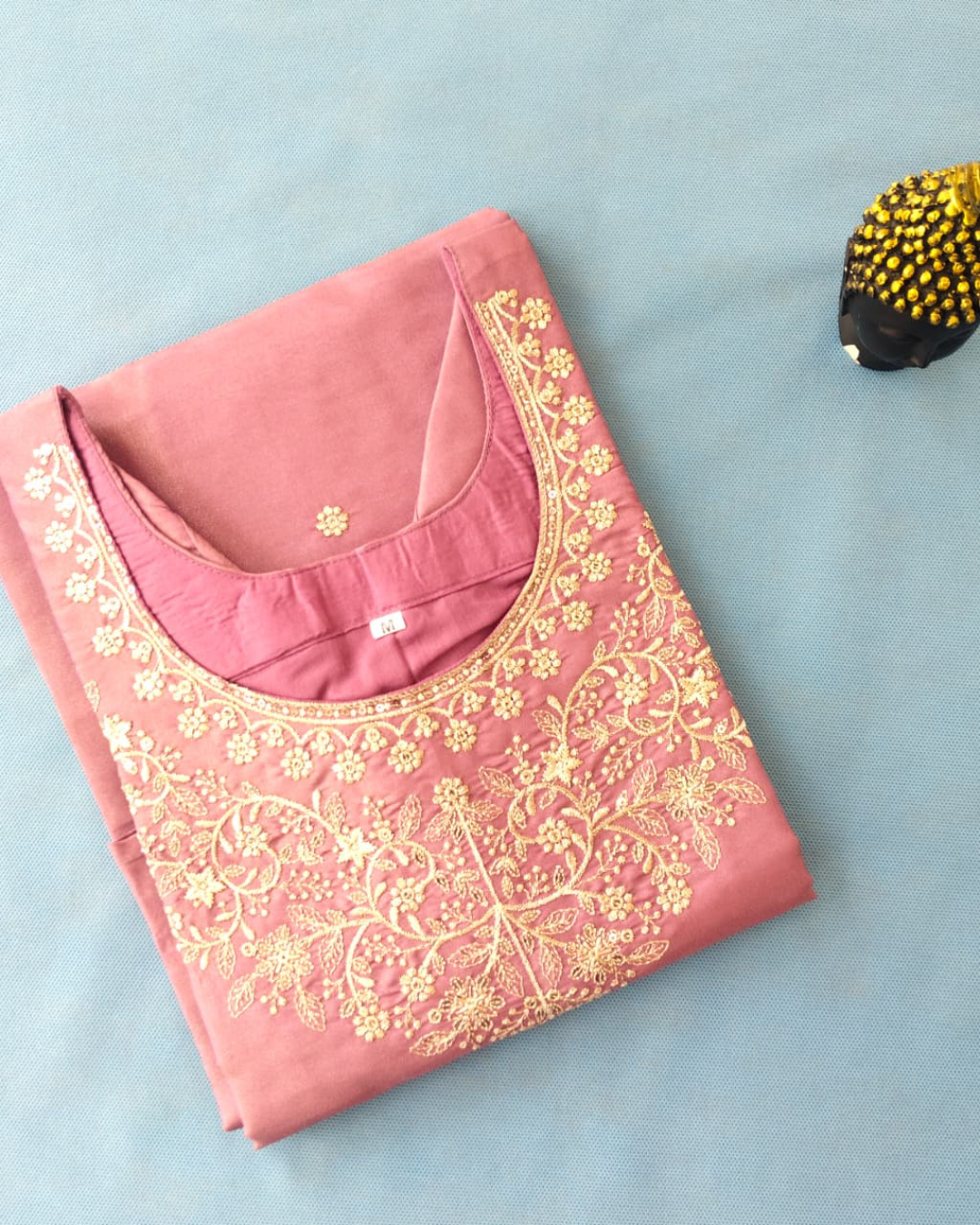 Chanderi Three Piece Kurta Set